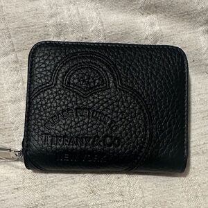 Tiffany & Co. Black Textured Card Holder